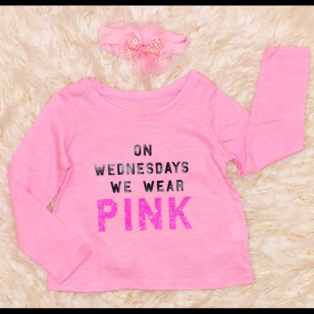 Toddler long sleeve T-shirt “Mean Girls quote” 2T